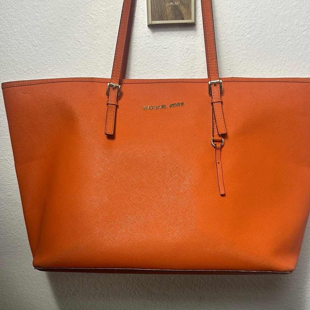 Michael Kors Bright Orange Tote